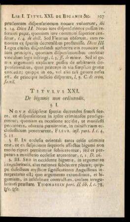 Titulus XXI. De bigamis non ordinandis.