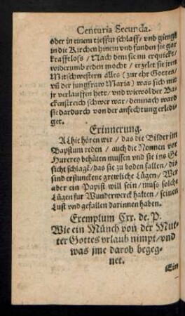 Wie ein Münch von der Mutter Gottes urlaub nimpt ...