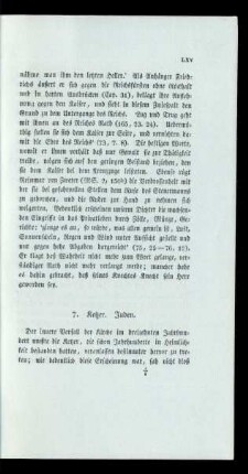 7. Ketzer. Juden.
