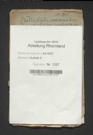 Zehnterhebung von mit Klee bepflanzten Ländereien