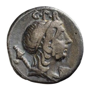 Münze, Denar, 76 - 75 v. Chr.