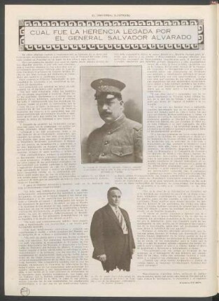 Cuál fue la herencia legada por el general Salvador Alvarado