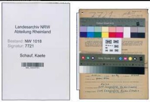 Entnazifizierung Kaete Schauf , geb. 17.07.1912 ()