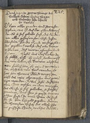 Danksagende Betrachtung des heiligen Leidens unsers Herrn und Heilandes Jesu Christi ex Taulero