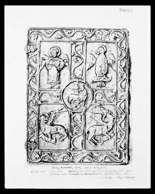 Buchdeckel des Gozelin-Evangeliars: Rückseite