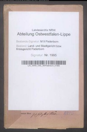 Erblasser: Fortmeier, Franz, geb. Fleitmann: