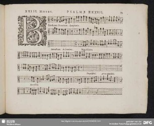 XXIII. Benedicam Dominum in omni tempore