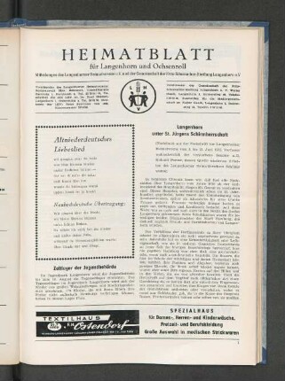Altniederdeutsches Liebeslied