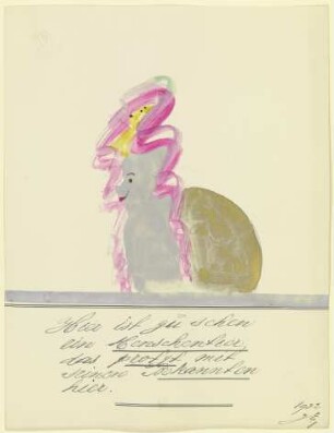 17664 („Hier ist zu sehen ein Menschentier …“)
