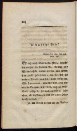 Vierzehnter Brief