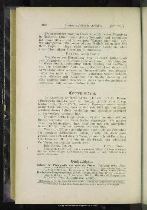 Correspondenz