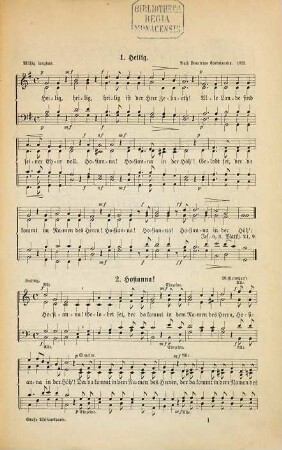 Große Missionsharfe : geistliches Liederbuch für gemischten Chor sowie für Klavier- oder Harmonium-Begleitung