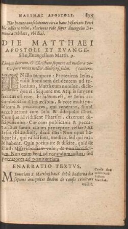 Die Matthaei Apostoli Et Evangelistae ...