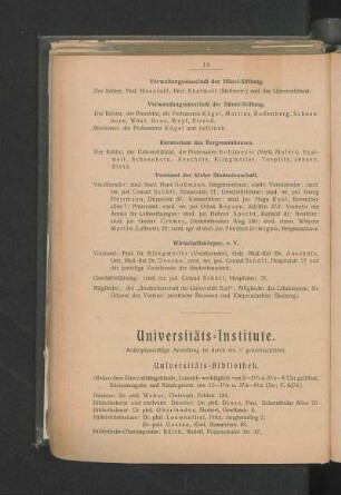 Universitäts-Bibliothek.
