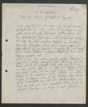 Brief von David Heinrich Hoppe an Regensburgische Botanische Gesellschaft