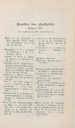 577-580 Register Jahrgang 1901