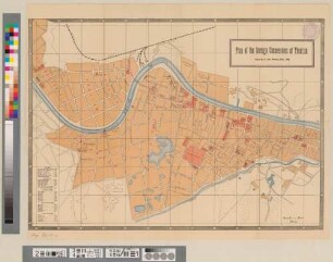 Plan of the foreign concessions in Tientsin