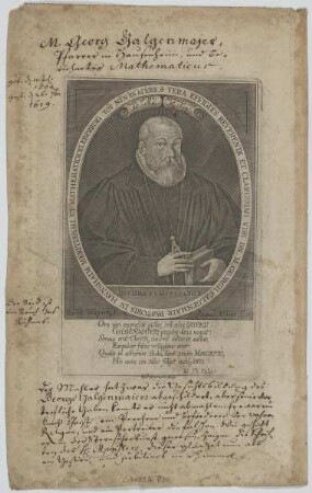 Bildnis des Georgius Galgenmair