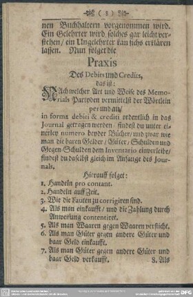 Praxis Des Debits und Credits ...