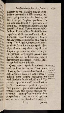 633-644, Quapropter Apostolicae charitatis ...