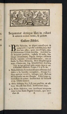 1-49, Codices Biblici - Commentatores, Glossatores Biblici & Exegetae