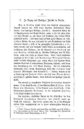 2. In Bezug auf Prediger Jänicke in Berlin