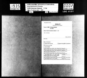 Archiv der königlichen Gesandtschaft zu Paris, Briefe, Depeschen, Varia, Bd. 10a