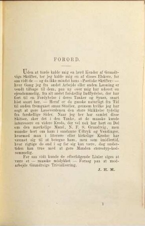 Studier over Grundtvigske digte : [Nicolai Frederik Severin Grundtvig]