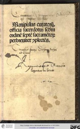Manipulus curatorum