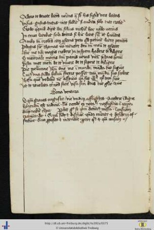 [186v] Oratio in praesentia corporis Christi.