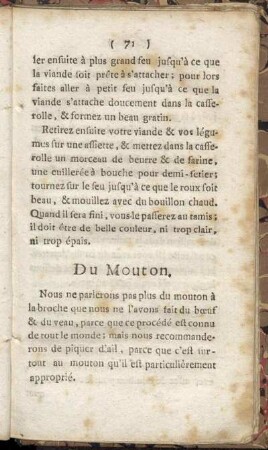 Du Mouton.