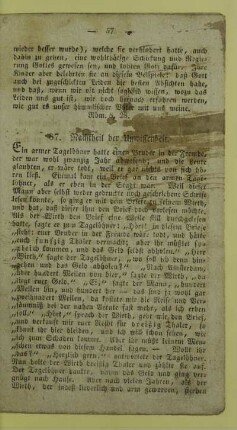 87. Nachtheil der Unwissenheit