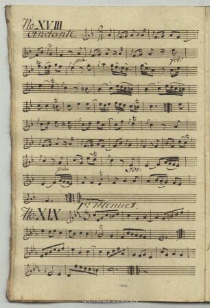 18. Anonymus, Andante, F-Dur