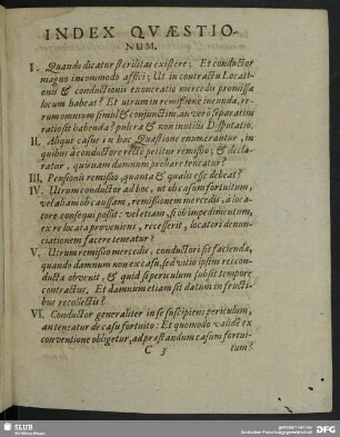 Index Quaestionum