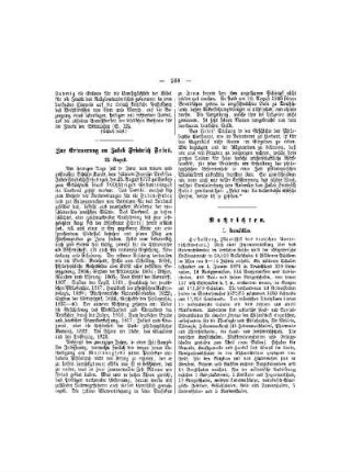 Zur Erinnerung an Jacob Friedrich Fries