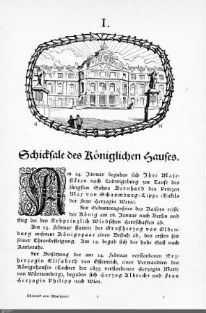 Schicksale des Königlichen Hauses