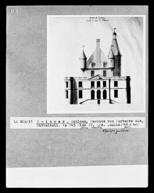 Boisner, Schloss, Fassade