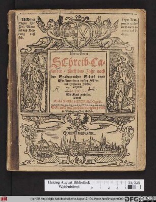 Prognosticon. Astro-Phoenomeno-Logicum. Das ist Natürliche Beschreibu[n]g des Gewitters und anderer Zufälle : Wie die durch Himlische influentz angetrieben und nach dem Lauff der Natur sich erzeigen werden ; Auff das Jahr ... M.DC.L.