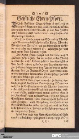 Geistliche Ehren-Pforte.
