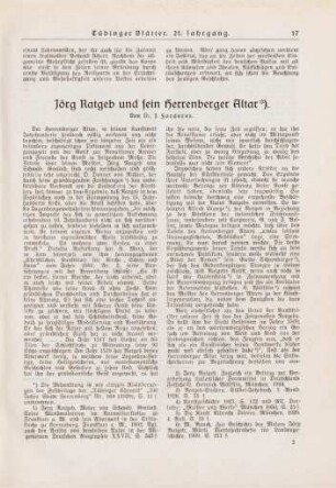 17-27 Jörg Ratgeb und sein Herrenberger Altar