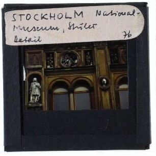 Stockholm, Nationalmuseum : Detail Fassade
