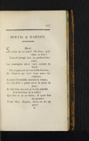 Mirtil & Daphné.