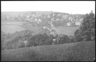 Grünhainichen. Blick auf Grünhainichen