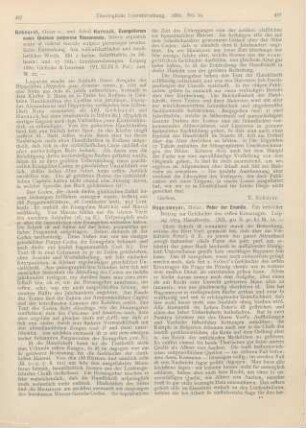 458-460 [Rezension] Hagenmeyer, Heinr., Peter der Eremite. Ein kritischer Beitrag zur Geschichte des ersten Kreuzzuges