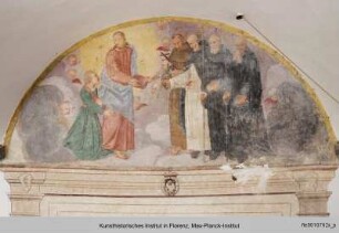 Szenen aus dem Leben des heiligen Dominikus : Empfang des heiligen Dominikus im Himmel durch Jesus