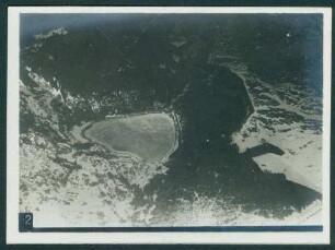 Foto des "Schwarzen Sees" und Umgebung (Luftbild)