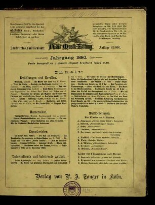 Neue Musik-Zeitung / 1. Jahrgang 1880