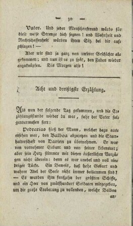 Acht und dreißigste Erzählung.
