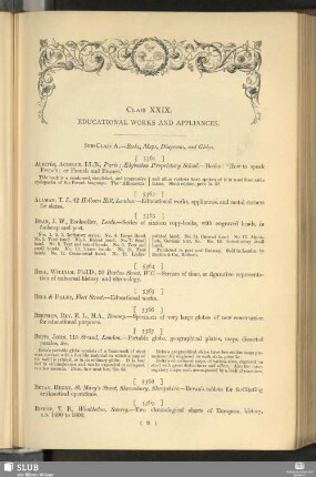 Class XXIX. Educational Works And Appliances