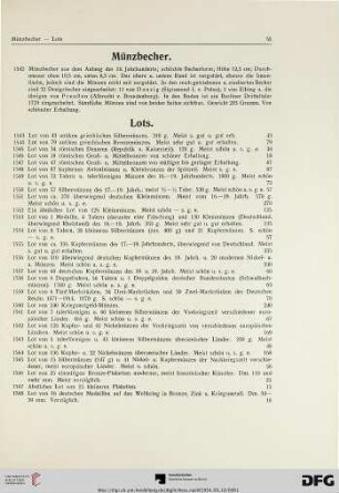 Münzbecher (Nr. 1542)